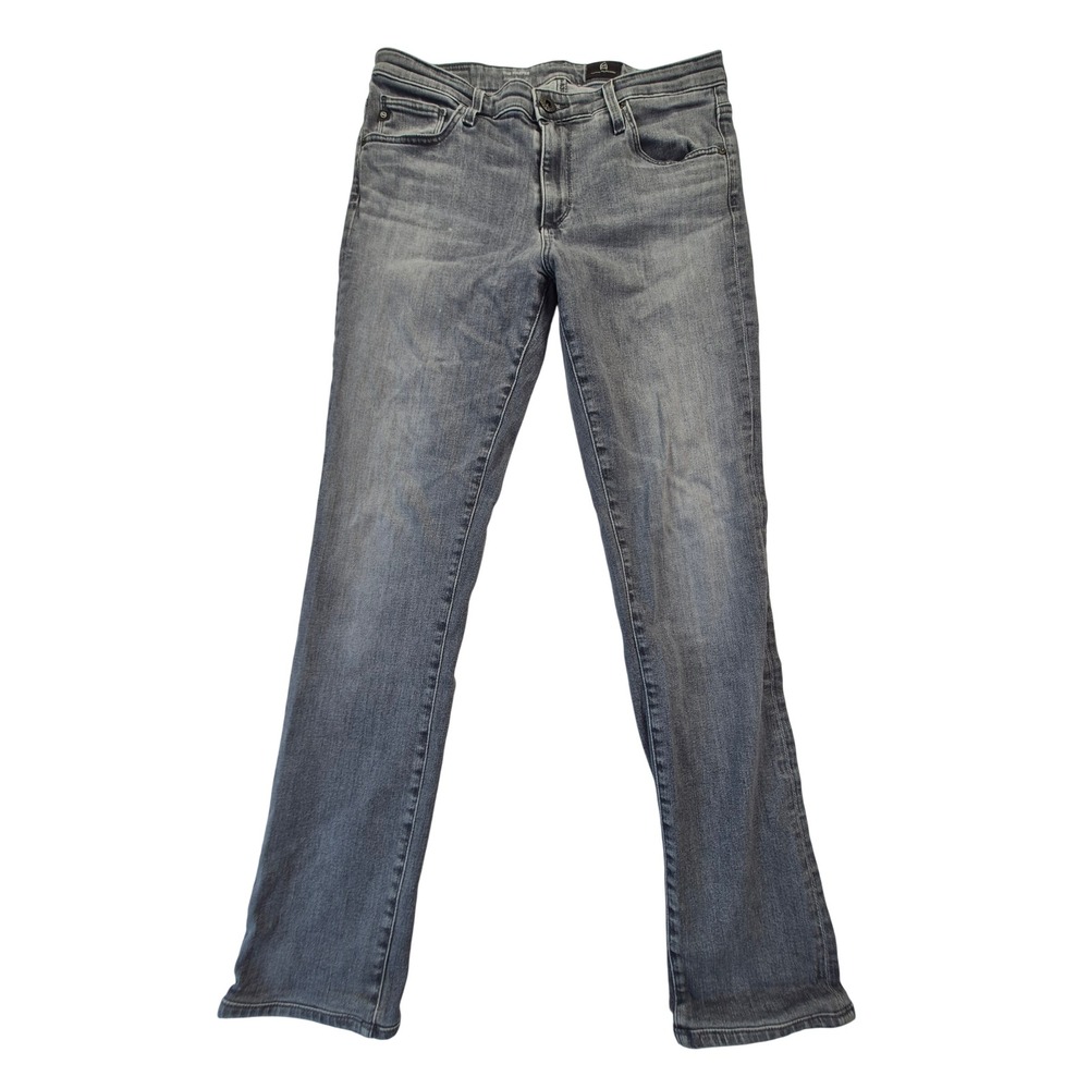 AG Adriano Goldschmied Harper Essential Straight Jeans Womens 29R Gray